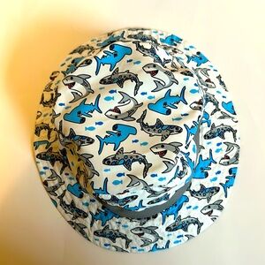 Scala Kids bucket hat, Size 4-6X, cute shark print